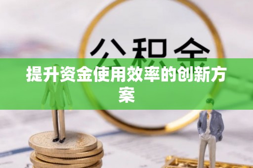 彭州提升资金使用效率的创新方案
