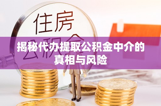 彭州揭秘代办提取公积金中介的真相与风险